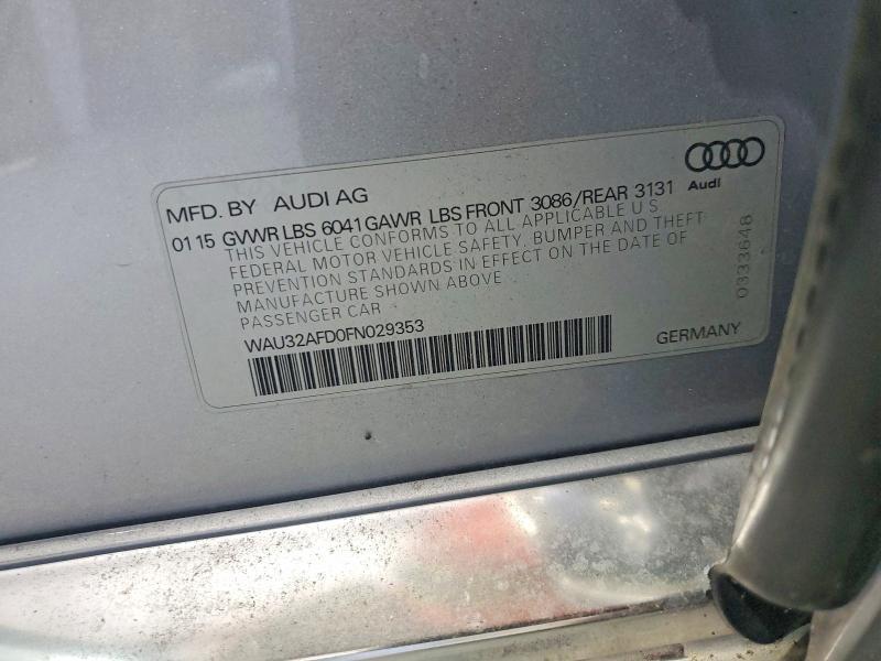 2015 AUDI A8 L QUATTRO — Фото 14 из 14