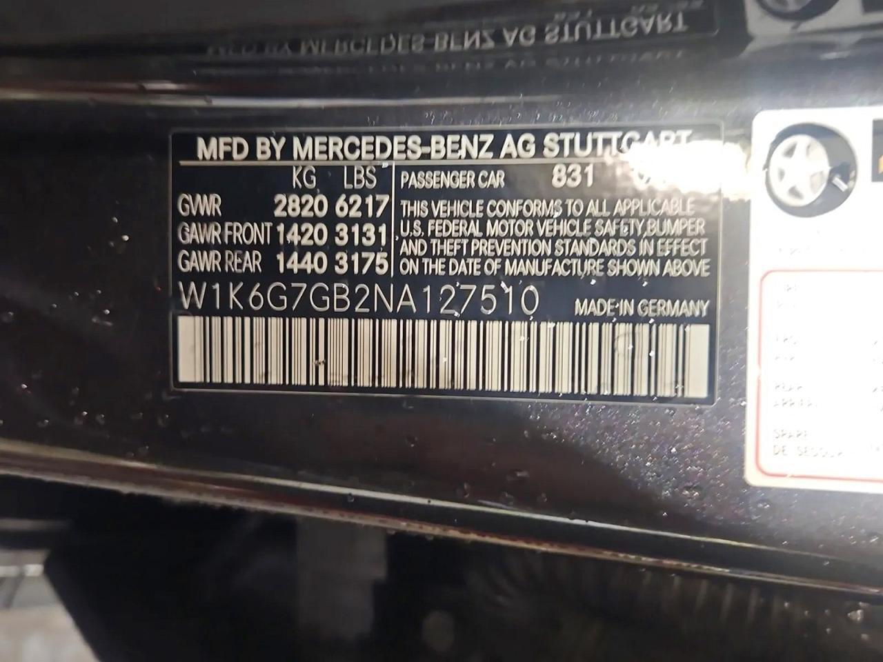 2022 MERCEDES-BENZ S 580 4MATIC — Фото 10 из 14