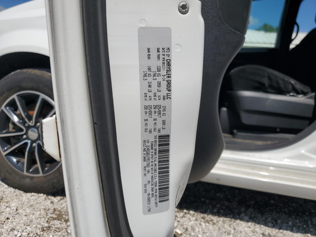 2015 DODGE GRAND CARAVAN SE — Фото 13 из 13