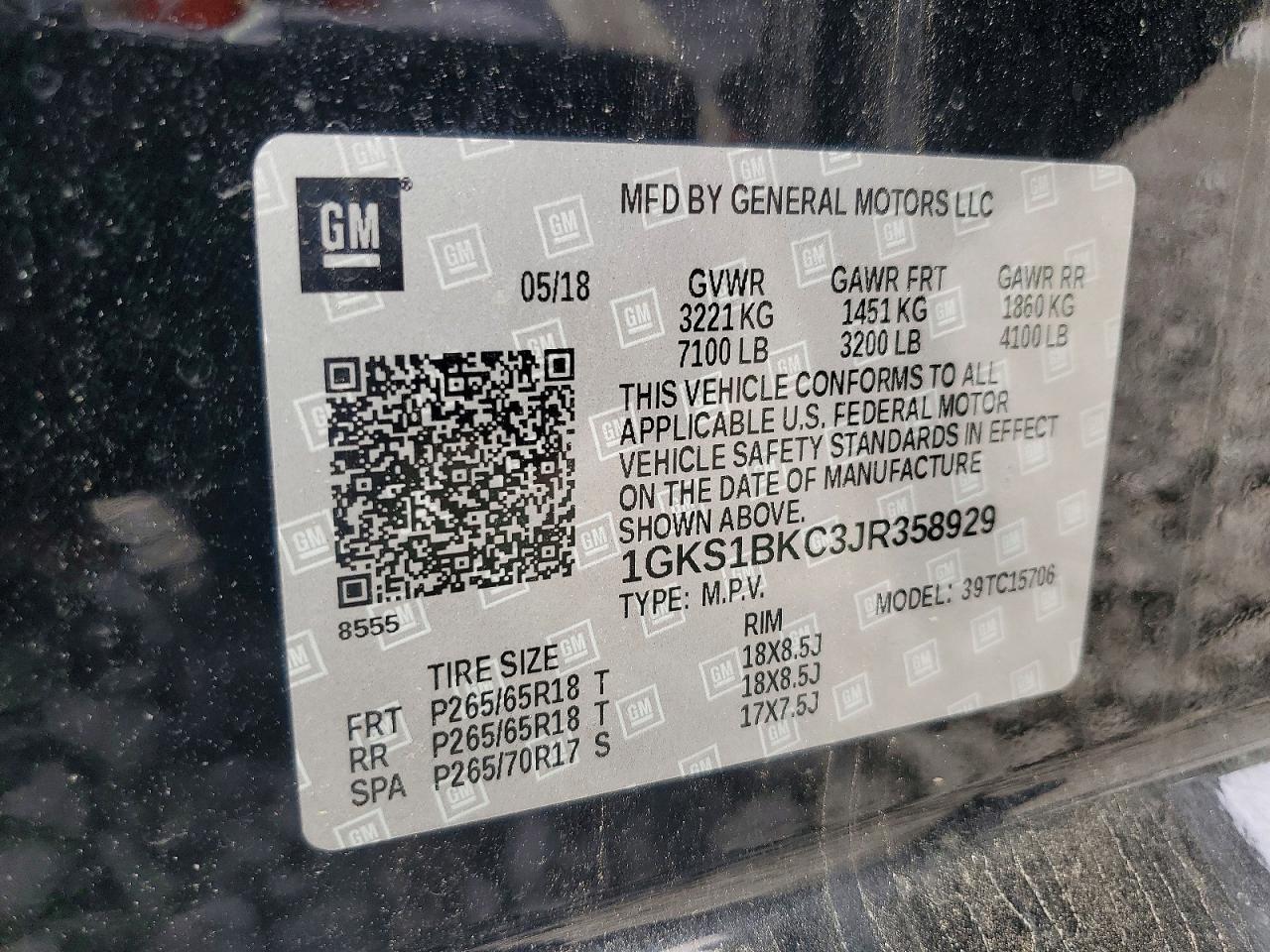 2018 GMC YUKON SLT — Фото 13 из 13