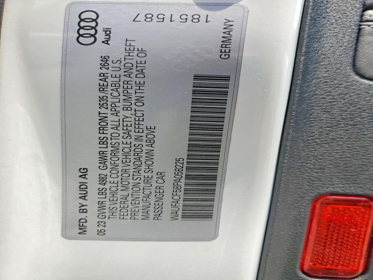 2023 AUDI A5 PREMIUM PLUS 45 — Фото 13 из 13