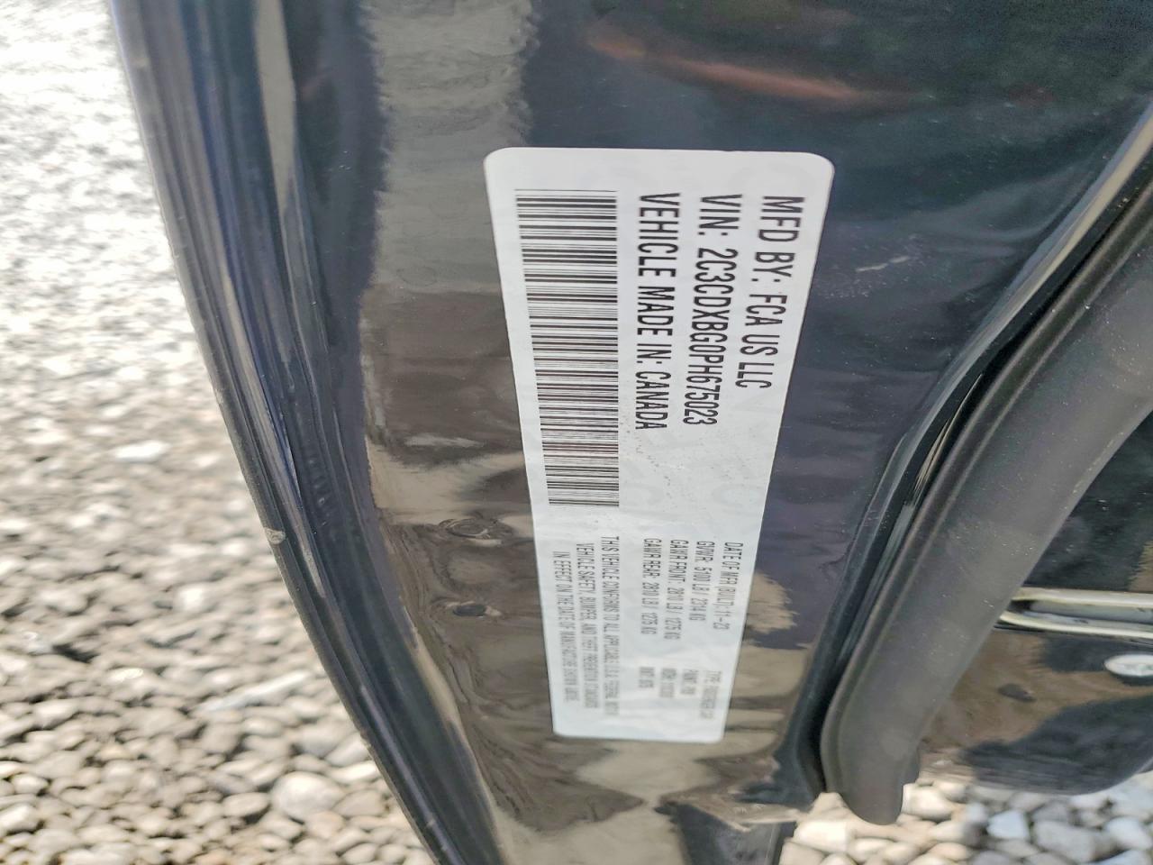 2C3CDXBG0PH675023 2023 DODGE CHARGER photo no. 12