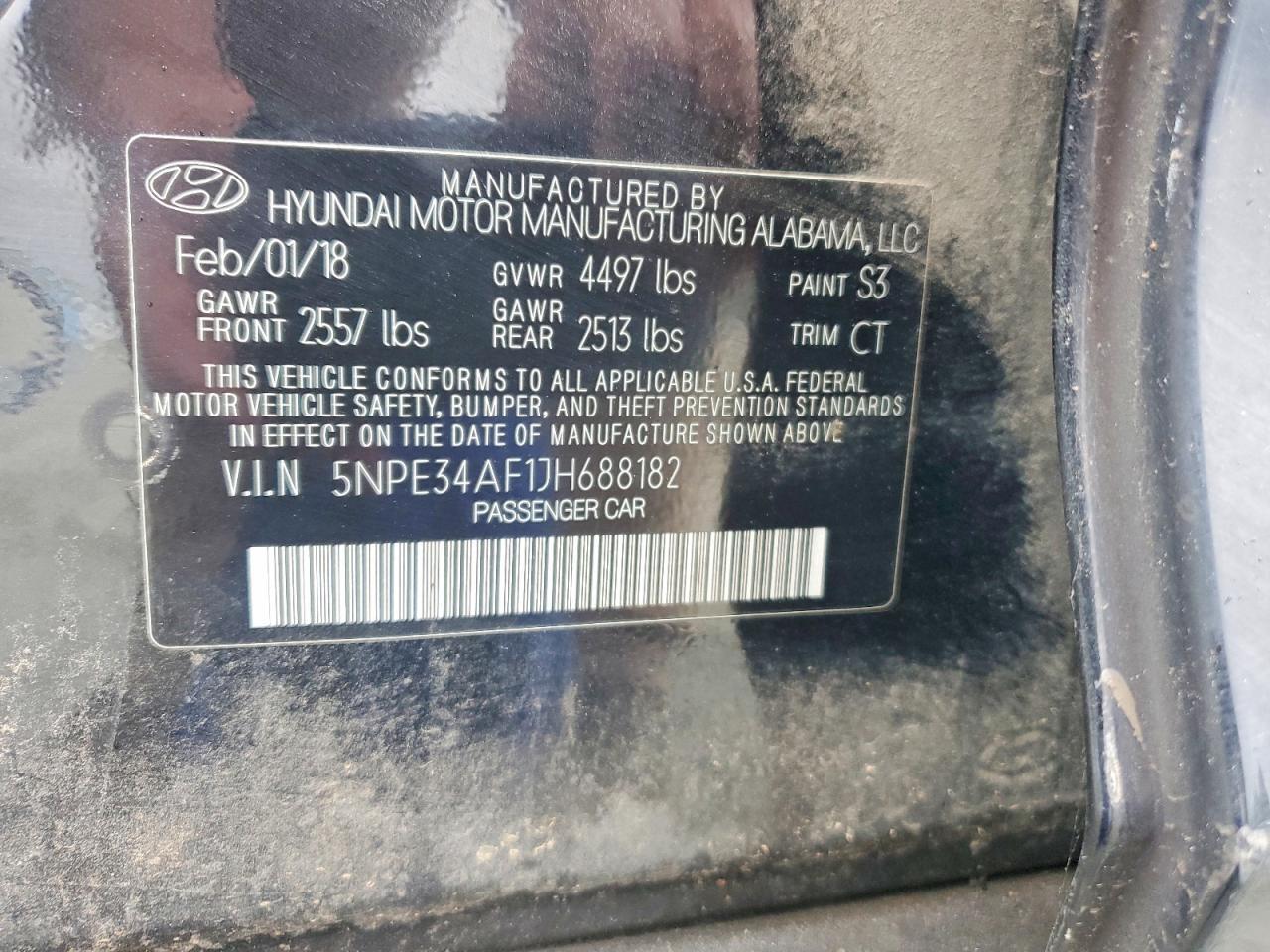 2018 HYUNDAI SONATA SEL — Фото 12 из 12