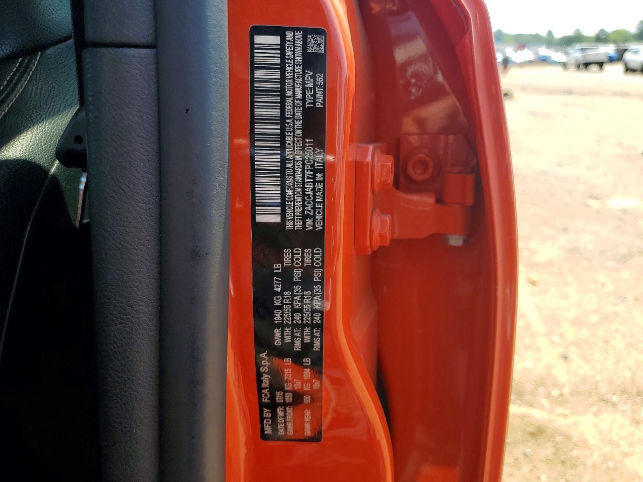 2015 JEEP RENEGADE LATITUDE — Фото 13 из 13