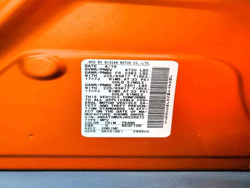 JN8AT2MVXJW328672 2018 NISSAN ROGUE photo no. 12