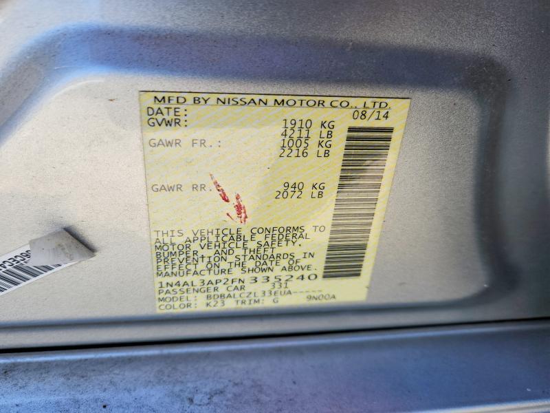 1N4AL3AP2FN335240 2015 NISSAN ALTIMA photo no. 12