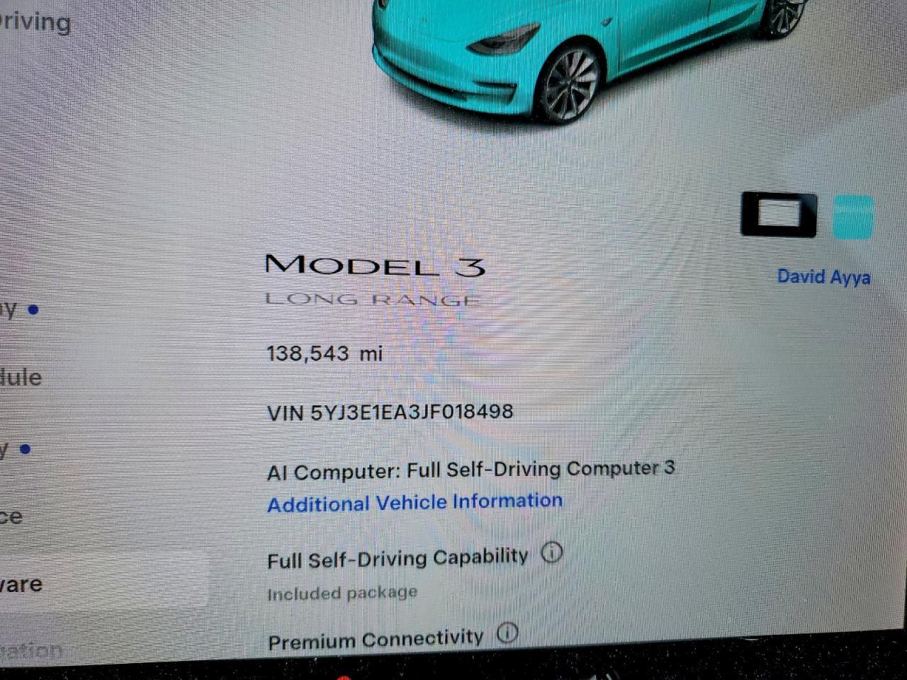 2018 TESLA MODEL 3 — Фото 9 из 12