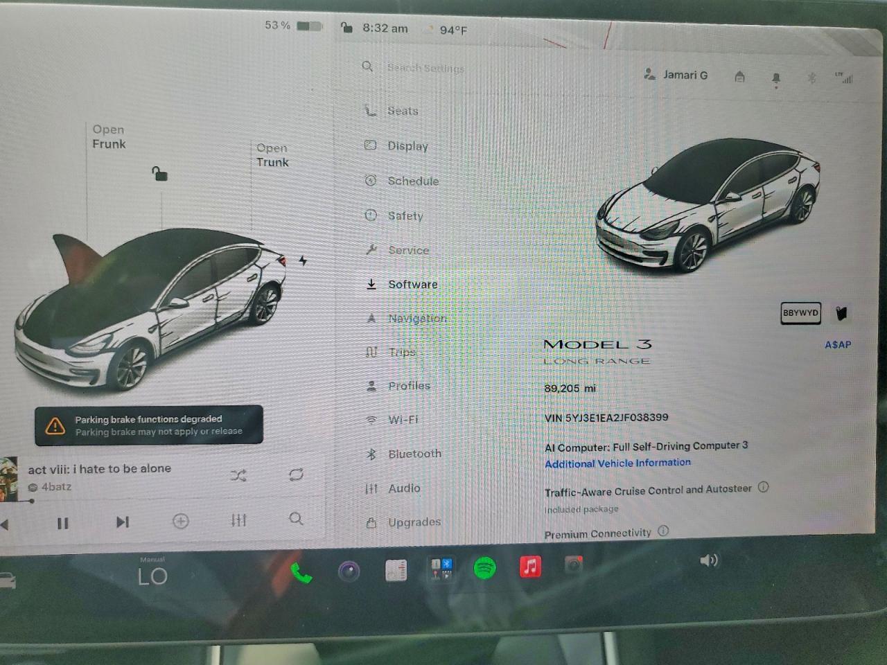2018 TESLA MODEL 3 — Фото 9 из 12
