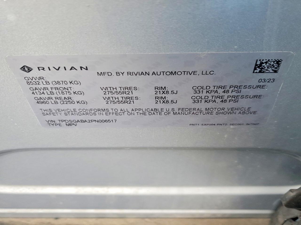 2023 RIVIAN R1S ADVENTURE — Фото 13 из 13