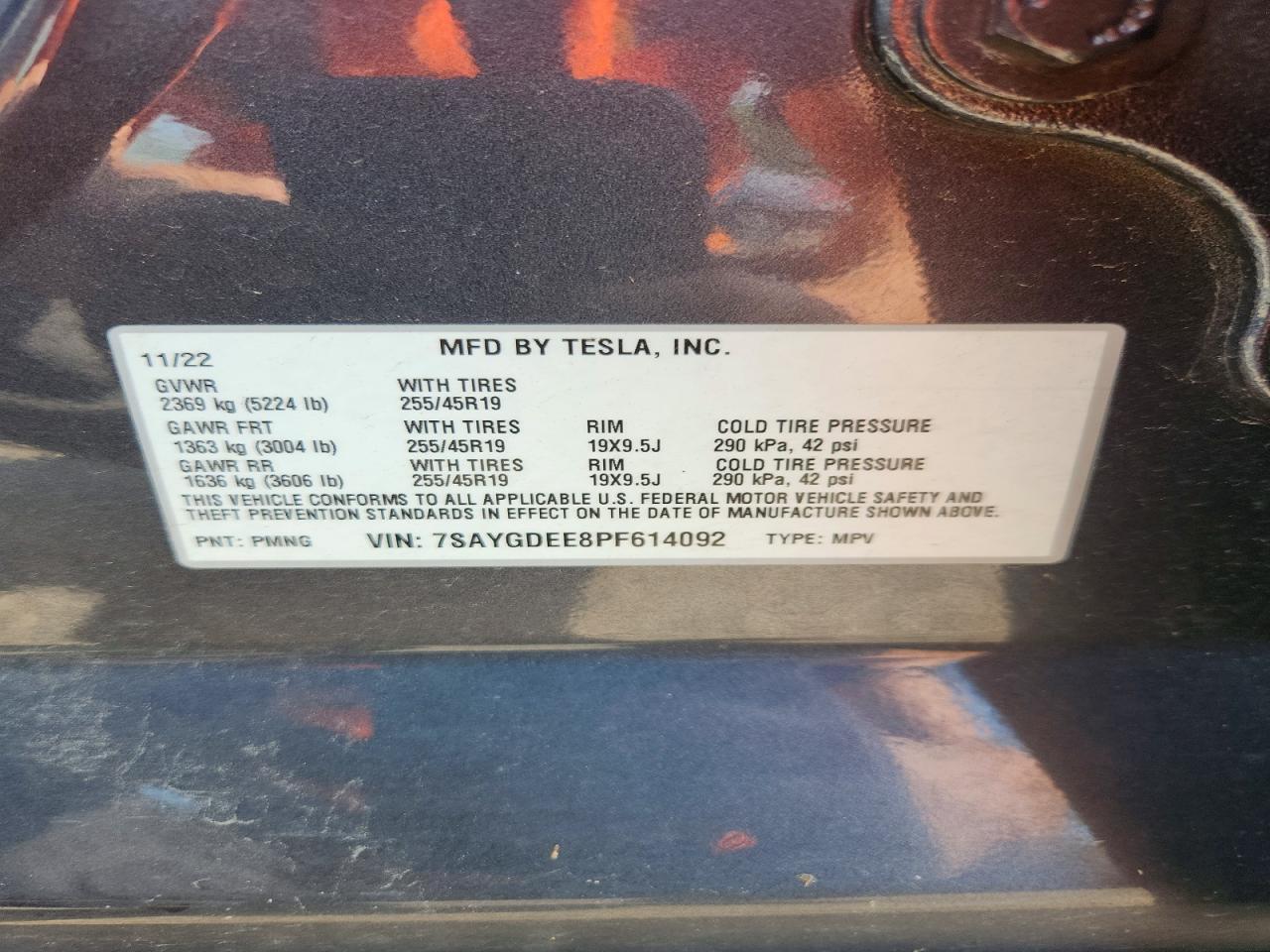 2023 TESLA MODEL Y — Фото 12 из 12