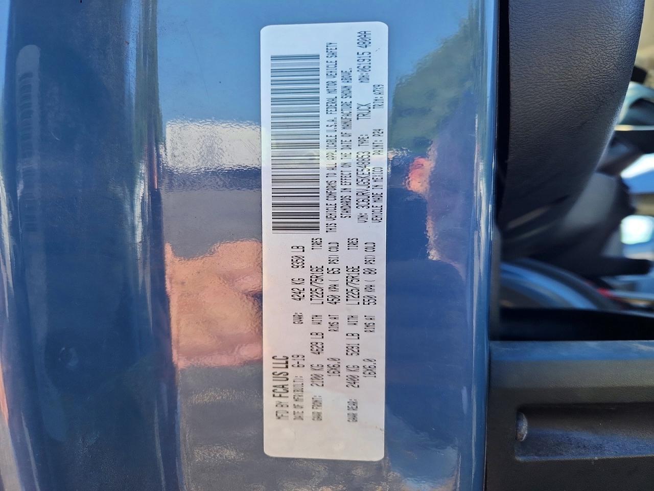 2019 RAM PROMASTER 3500 EXT CARGO 3.6L — Фото 12 из 12