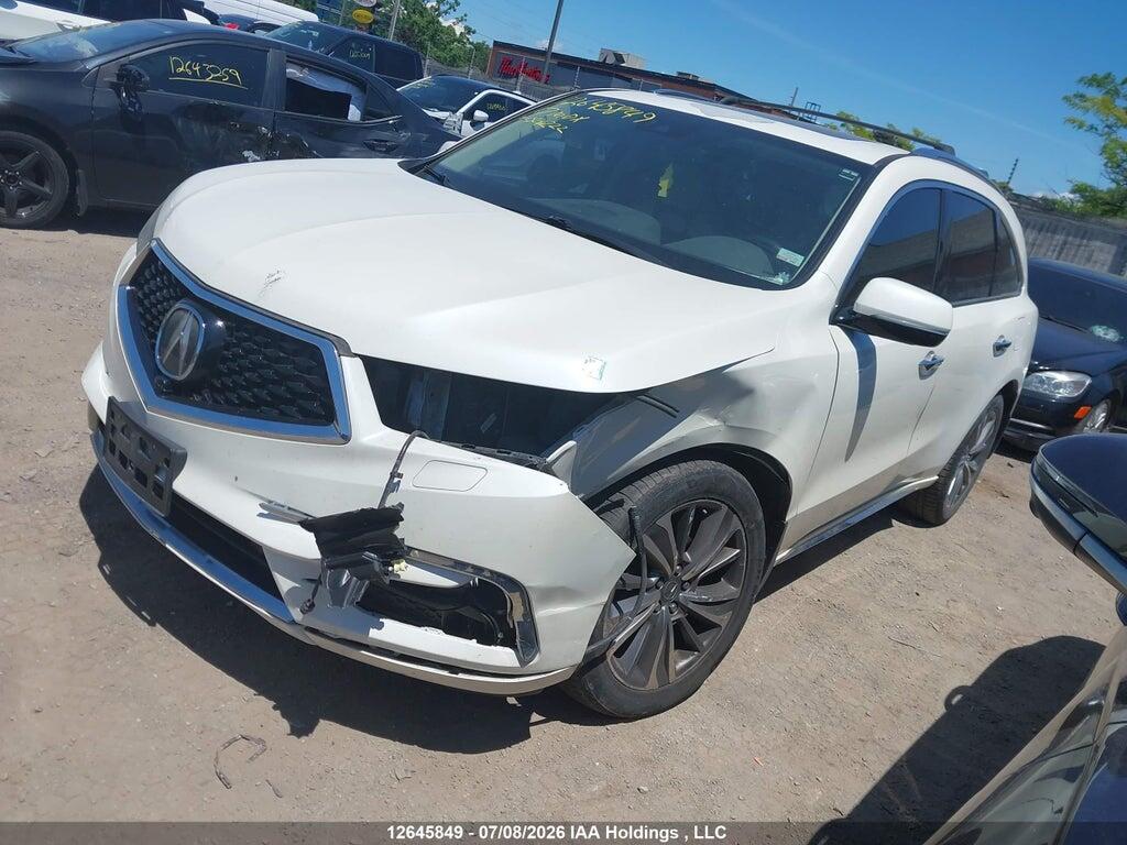 5FRYD4H86HB501222 2017 ACURA MDX photo no. 2