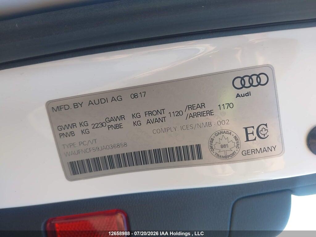 WAUFNCF59JA036858 2018 AUDI A5 photo no. 9