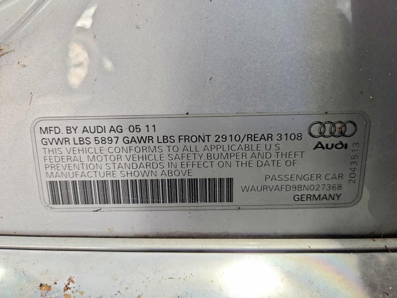 2011 AUDI A8 L QUATTRO — Фото 13 из 13