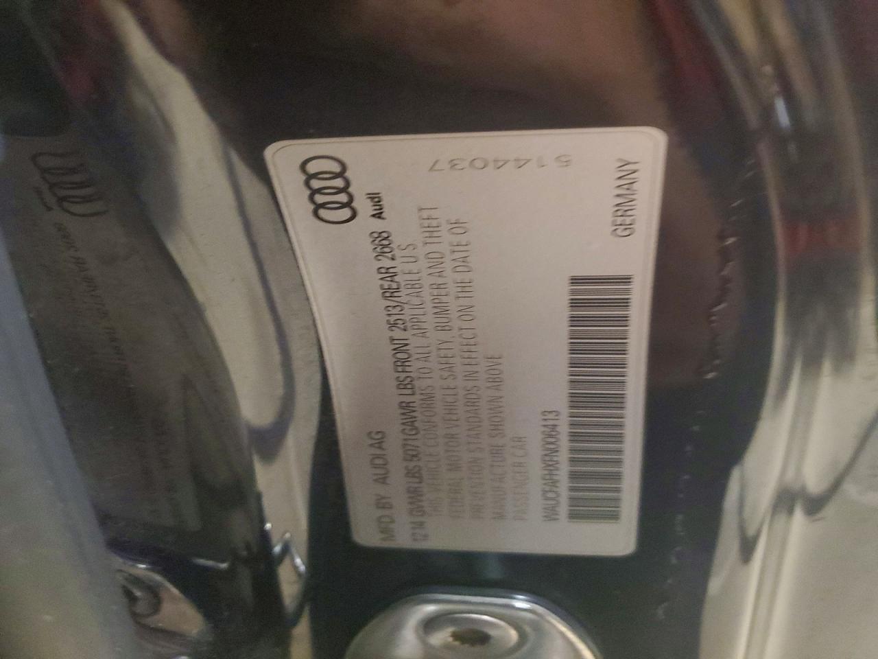 WAUCFAFHXFN006413 2015 AUDI A5 photo no. 12
