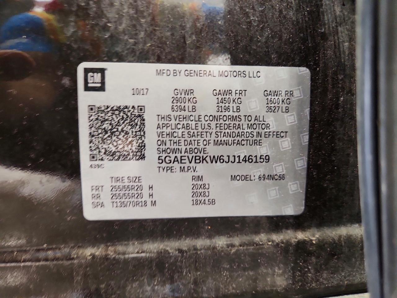 2018 BUICK ENCLAVE PREMIUM — Фото 12 из 12