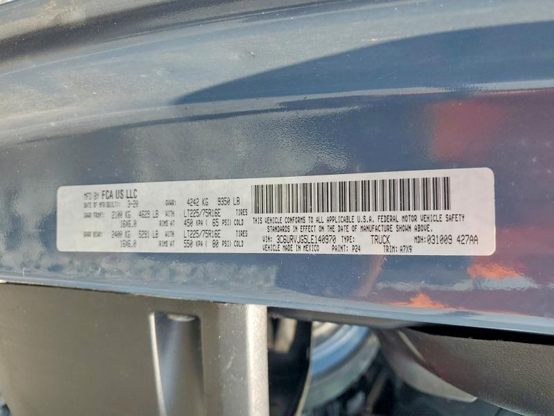 2020 RAM PROMASTER 3500 3500 HIGH — Фото 13 из 13