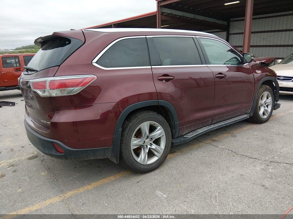 5TDDKRFH1ES013955 2014 TOYOTA HIGHLANDER photo no. 4