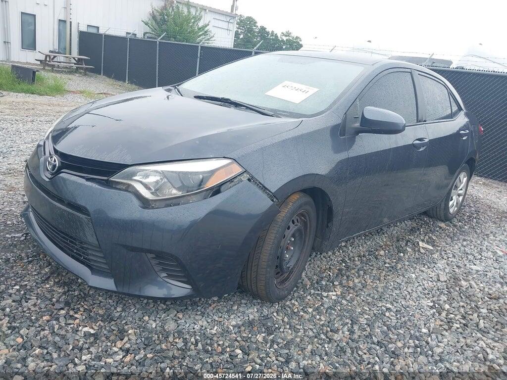 2T1BURHEXGC614717 2016 TOYOTA COROLLA photo no. 2