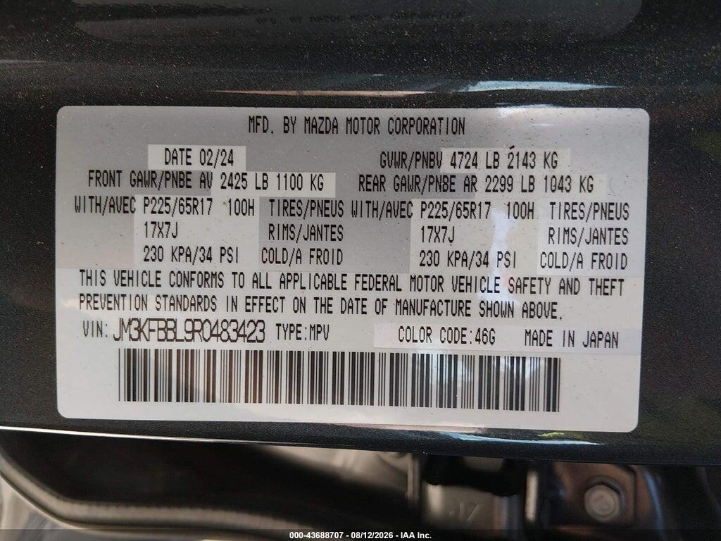 JM3KFBBL9R0483423 2024 MAZDA CX-5 photo no. 9