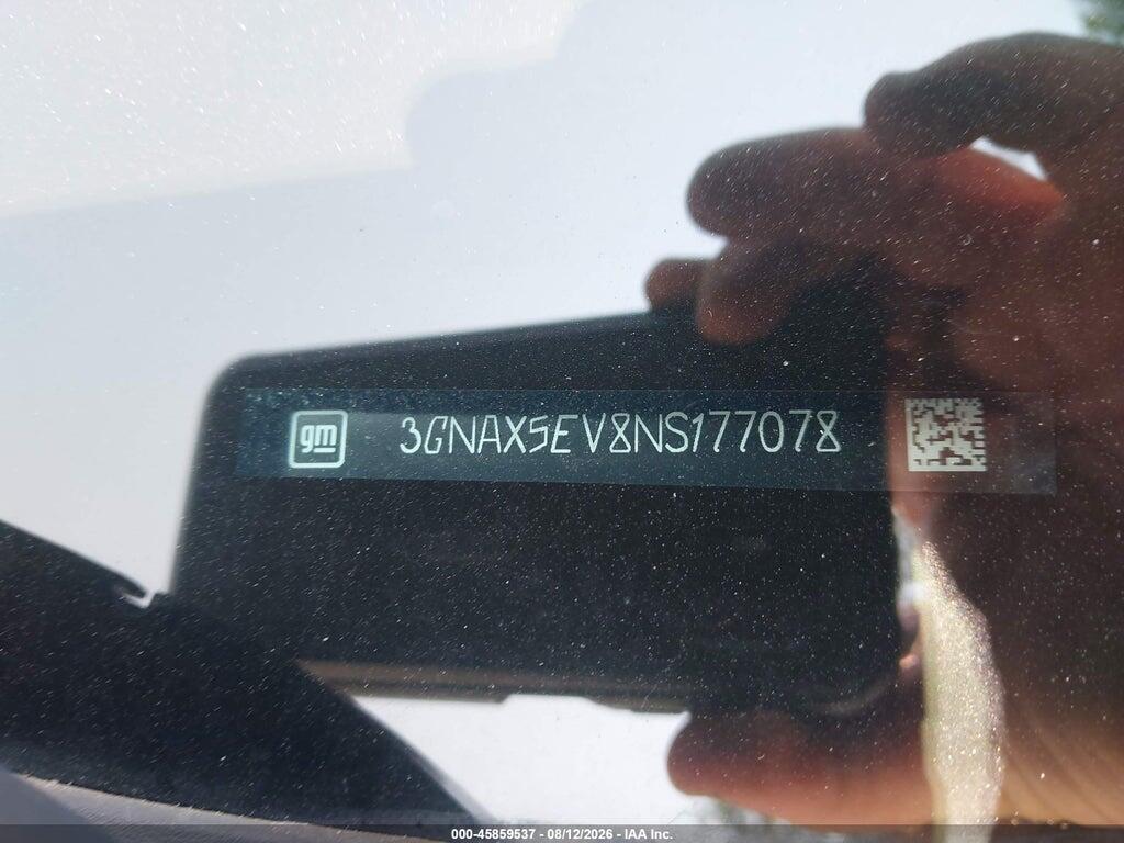 3GNAX5EV8NS177078 2022 CHEVROLET EQUINOX photo no. 9