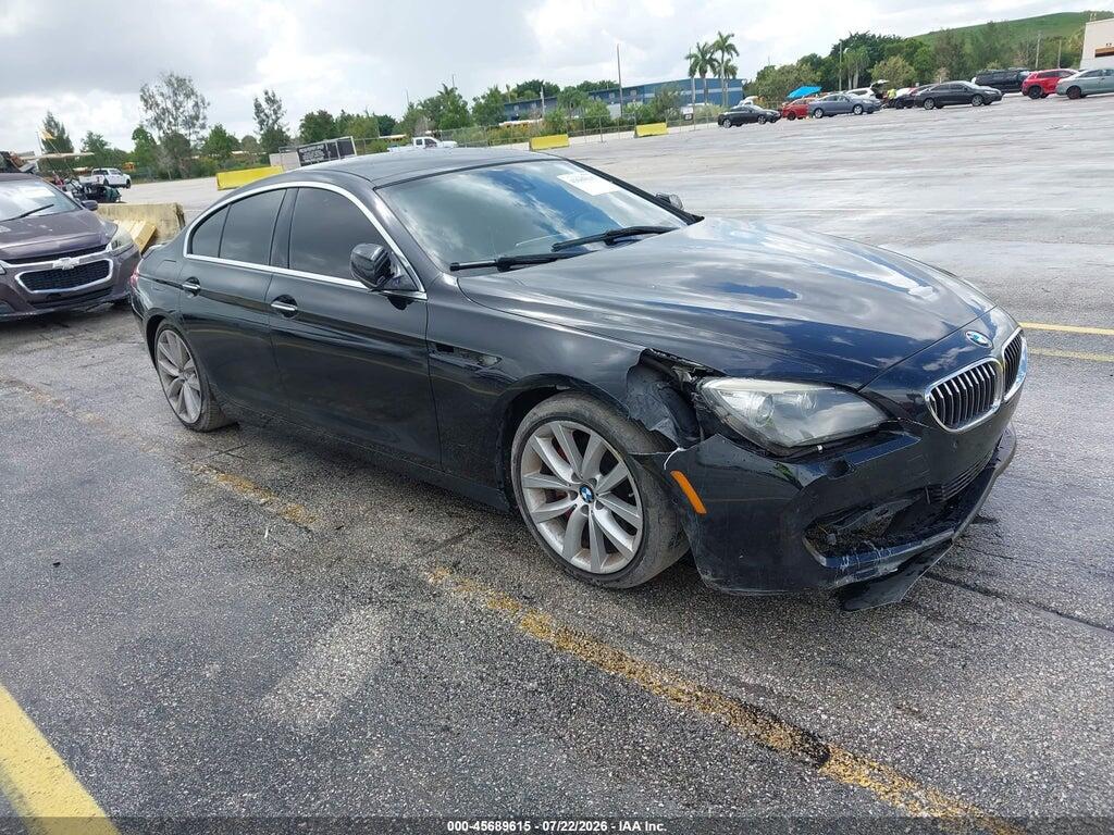 2013 BMW 640I GRAN COUPE WBA6A0C56DDF14321