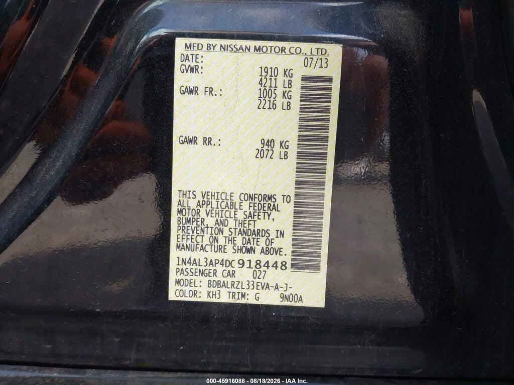 1N4AL3AP4DC918448 2013 NISSAN ALTIMA photo no. 9
