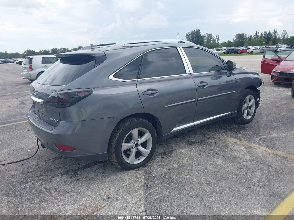 2T2BK1BA7CC150269 2012 LEXUS RX 350 photo no. 4