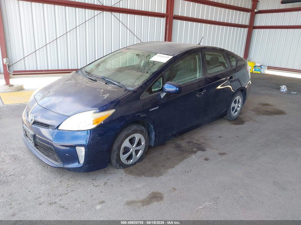 JTDKN3DU3D1651180 2013 TOYOTA PRIUS photo no. 2