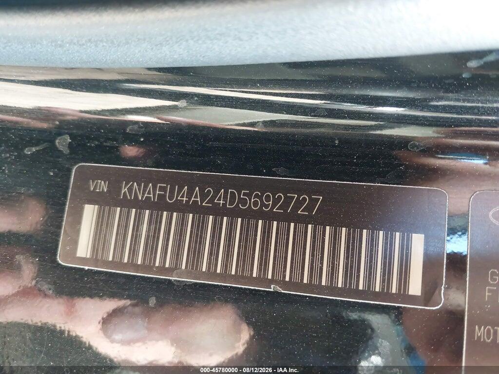 KNAFU4A24D5692727 2013 KIA FORTE photo no. 9