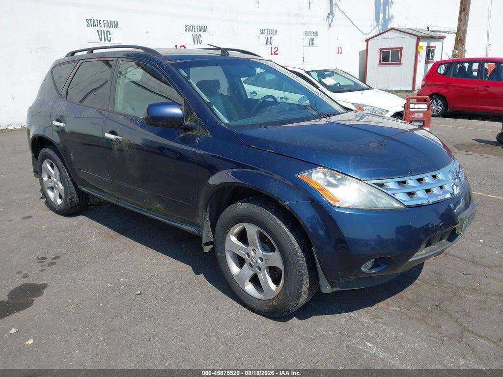 2004 NISSAN MURANO JN8AZ08W84W337915