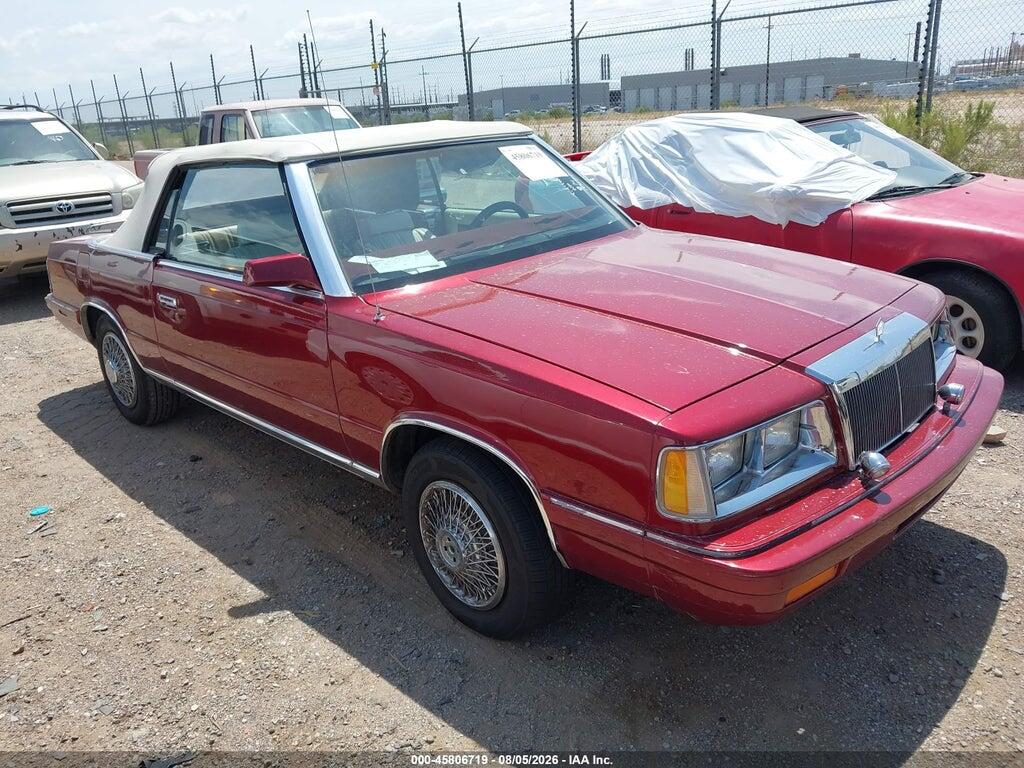 1C3BC55D0GG192177 1986 CHRYSLER LEBARON photo no. 1