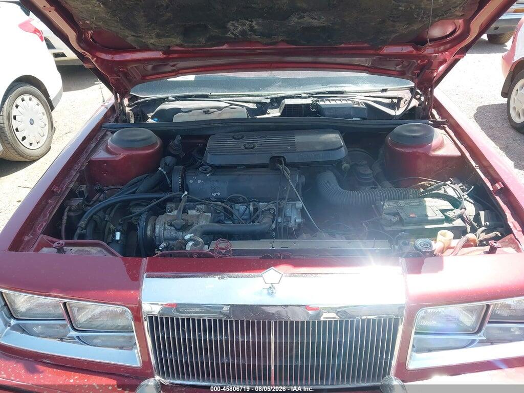 1C3BC55D0GG192177 1986 CHRYSLER LEBARON photo no. 10