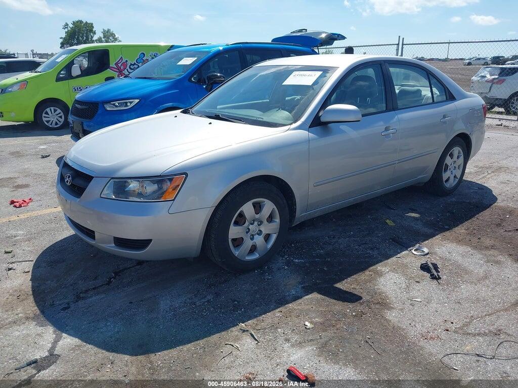 5NPET46C17H291322 2007 HYUNDAI SONATA photo no. 2