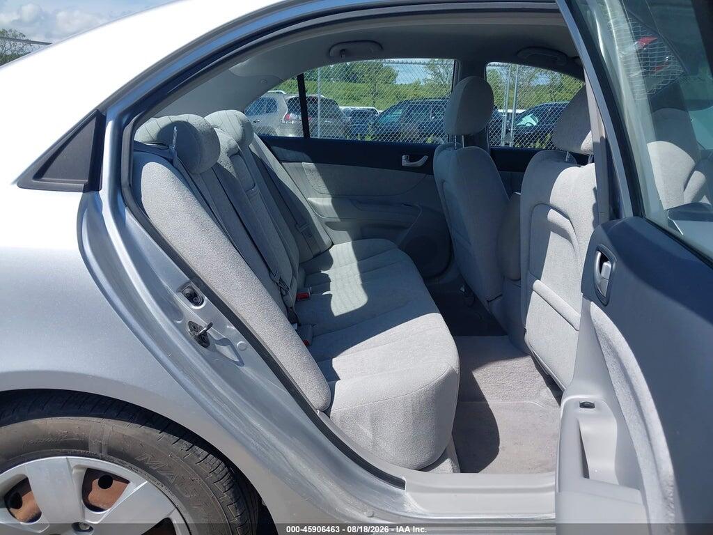 5NPET46C17H291322 2007 HYUNDAI SONATA photo no. 8