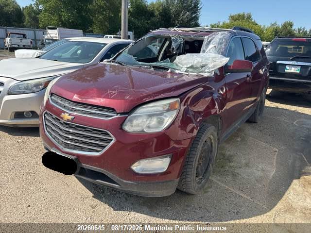 2GNFLFE31G6341665 2016 CHEVROLET EQUINOX LT V6 photo no. 2