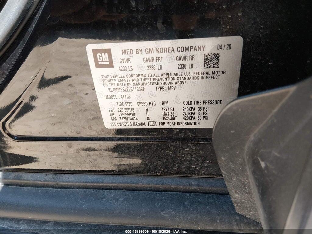 KL4MMFSL2LB118697 2020 BUICK ENCORE GX photo no. 9