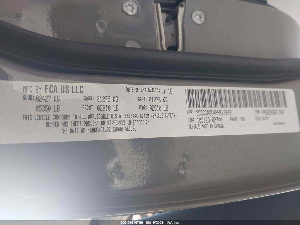 2C3CCAGG4HH513003 2017 CHRYSLER 300 photo no. 9