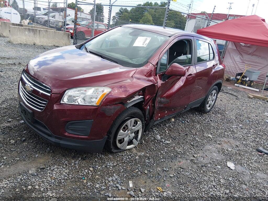 3GNCJKSB0GL277224 2016 CHEVROLET TRAX photo no. 2