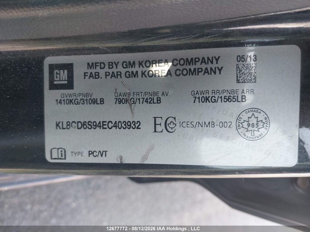 KL8CD6S94EC403932 2014 CHEVROLET SPARK photo no. 9