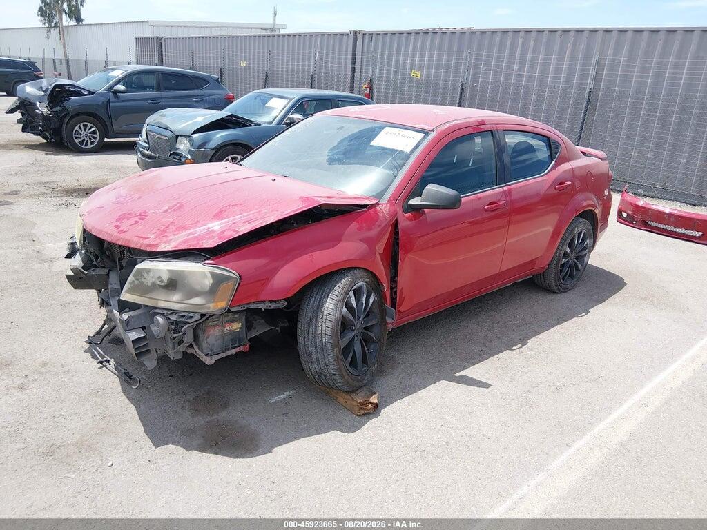 1C3CDZAB6EN177463 2014 DODGE AVENGER photo no. 2