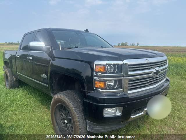 2015 CHEVROLET SILVERADO 1500 HIGH COUNTRY CC 3GCUKTEJ8FG435853
