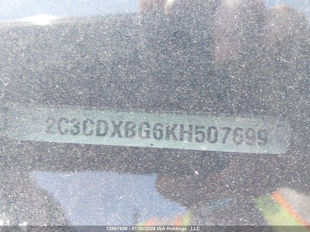 2C3CDXBG6KH507699 2019 DODGE CHARGER photo no. 9