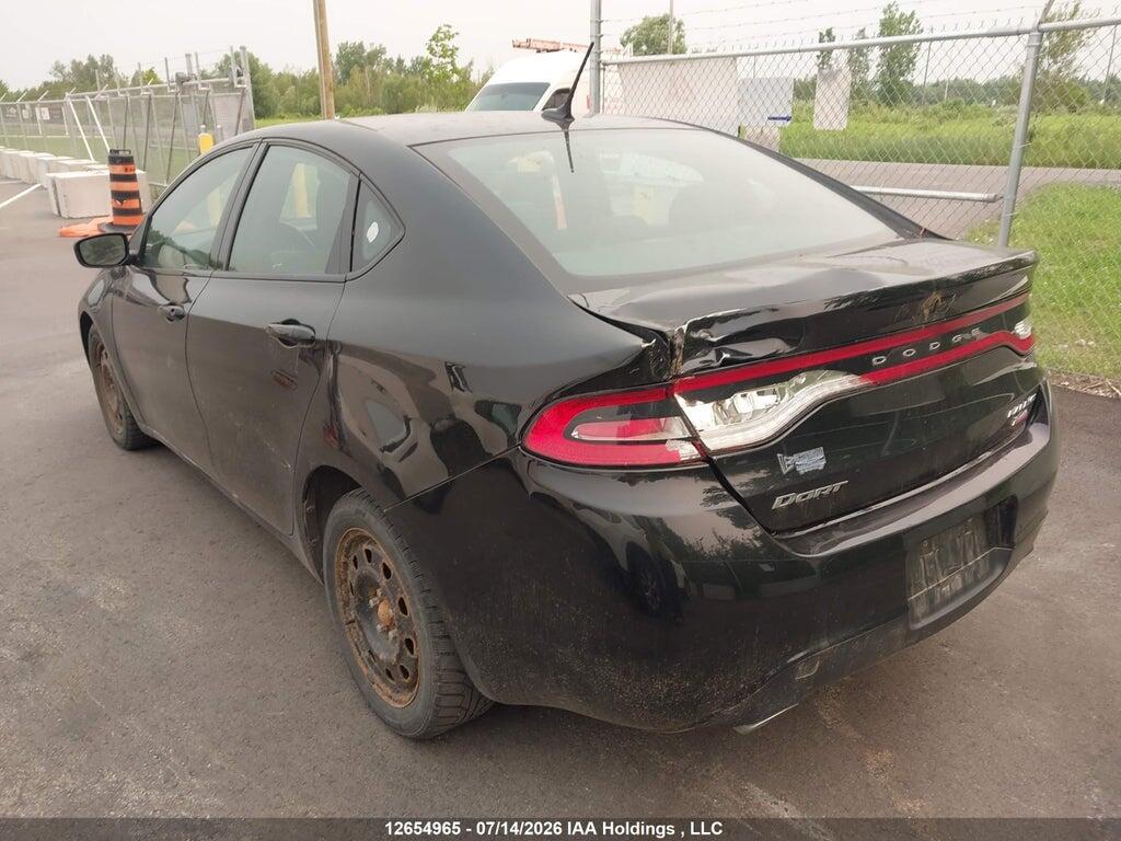 1C3CDFBB3ED822072 2014 DODGE DART photo no. 3