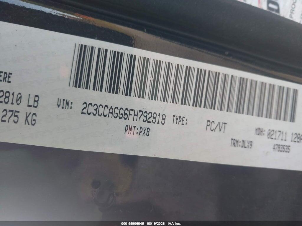 2C3CCAGG6FH792919 2015 CHRYSLER 300 photo no. 9