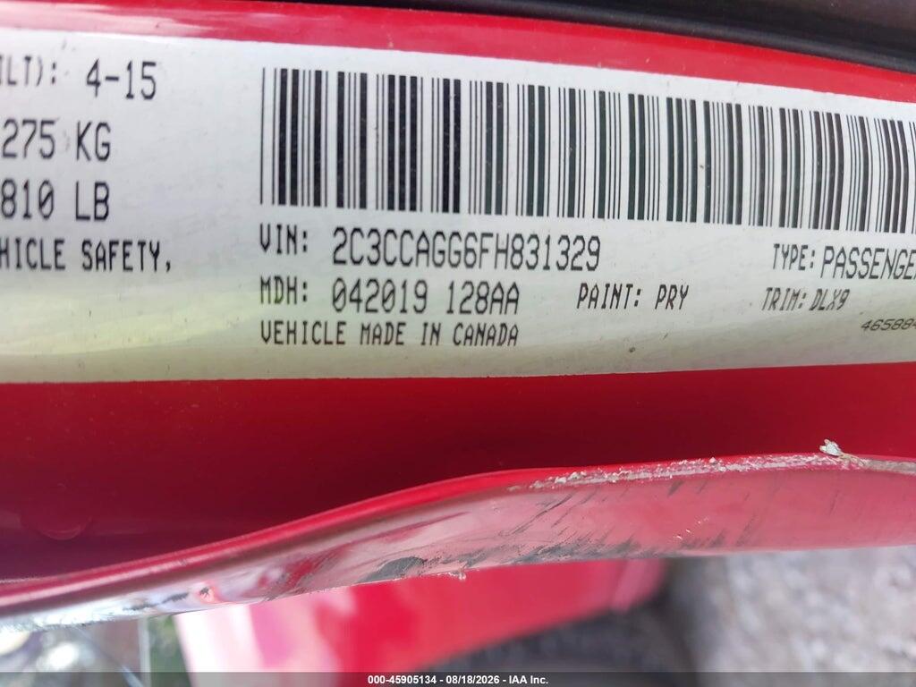 2C3CCAGG6FH831329 2015 CHRYSLER 300 photo no. 9