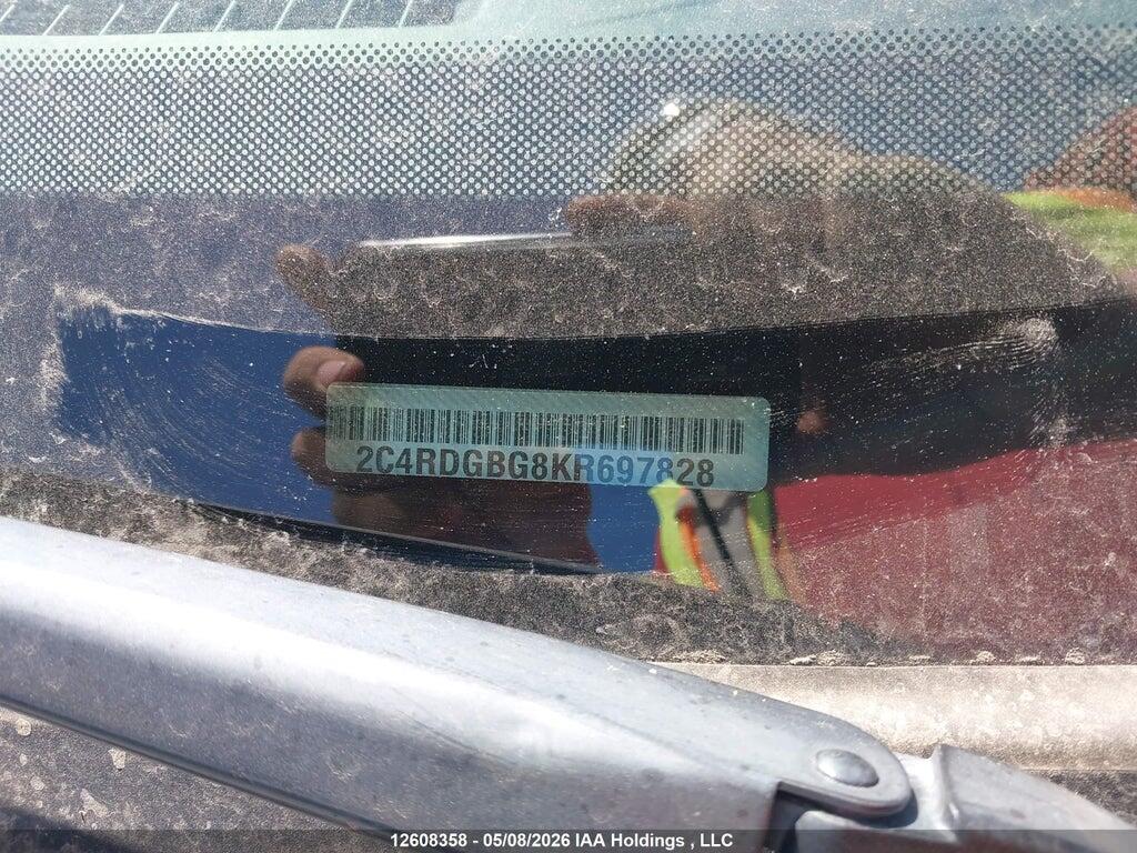 2C4RDGBG8KR697828 2019 DODGE GRAND CARAVAN photo no. 9