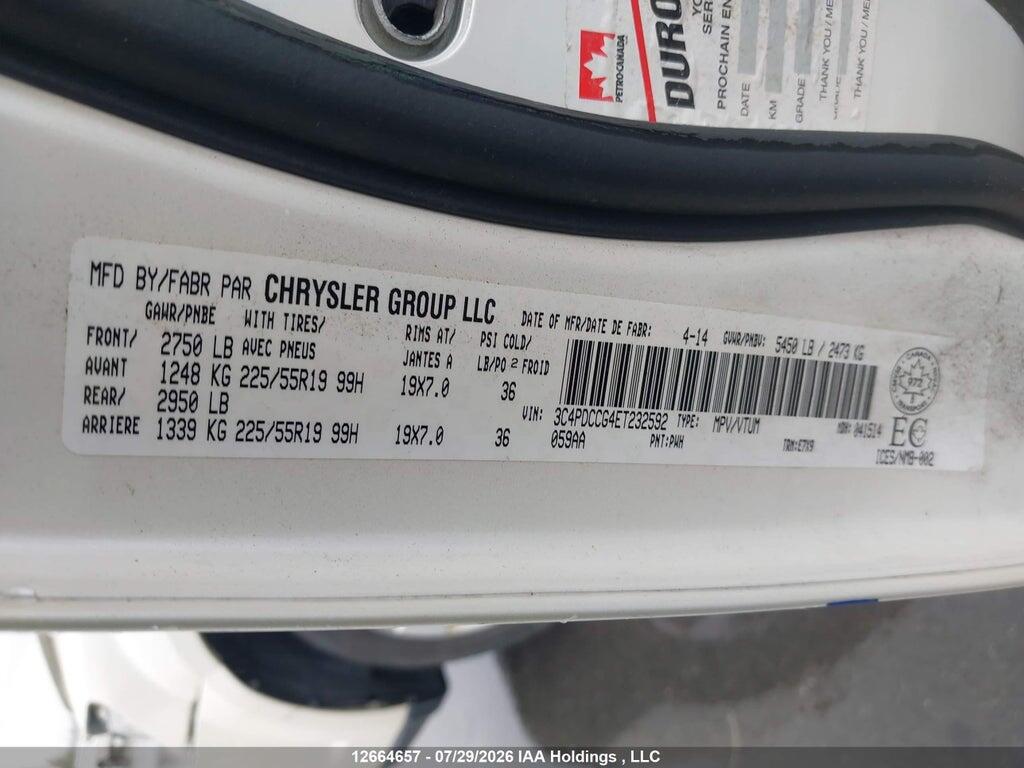 3C4PDCCG4ET232592 2014 DODGE JOURNEY photo no. 9