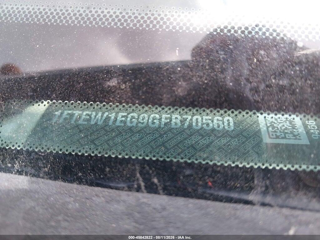 1FTEW1EG9GFB70560 2016 FORD F-150 photo no. 9