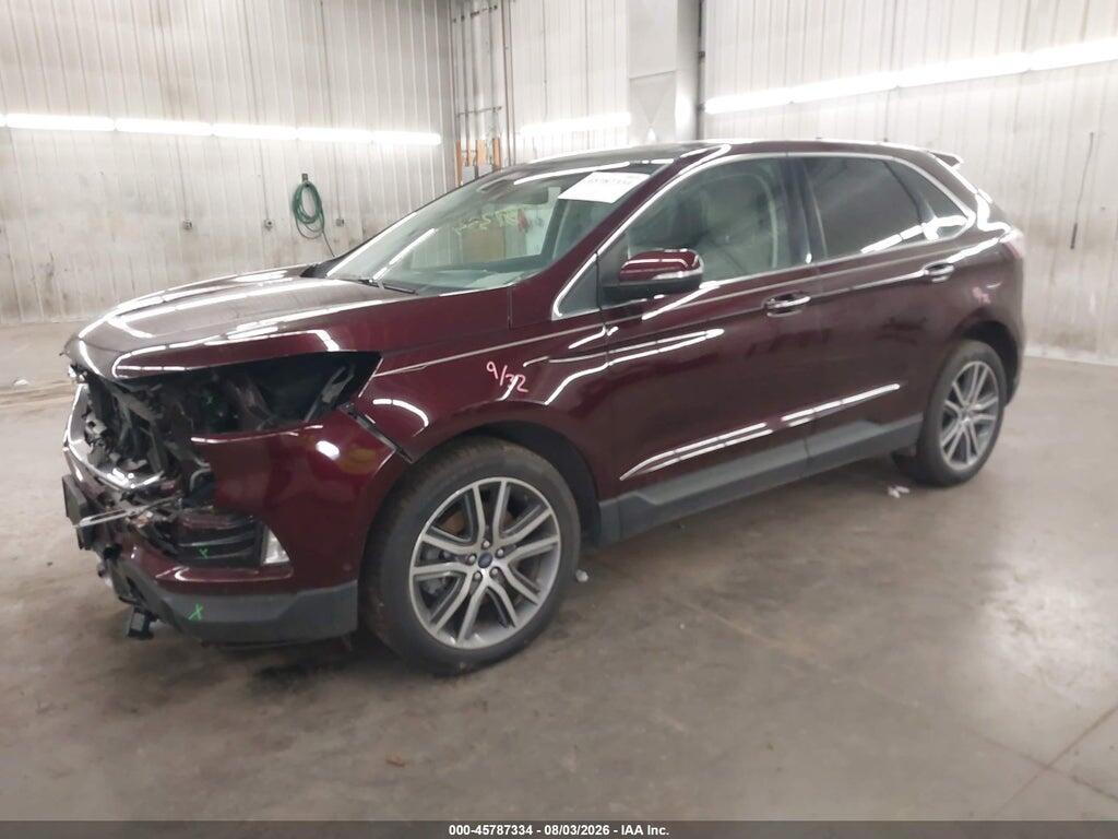 2FMPK4K96KBB52602 2019 FORD EDGE photo no. 2
